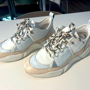 Freda Salvador Mikey Sneakers Croc Emboss Leather